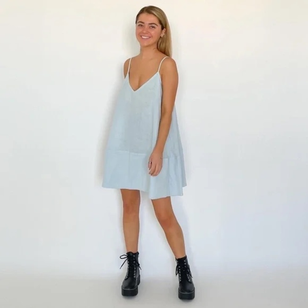 NEW Baby Blue Gauzy Dress